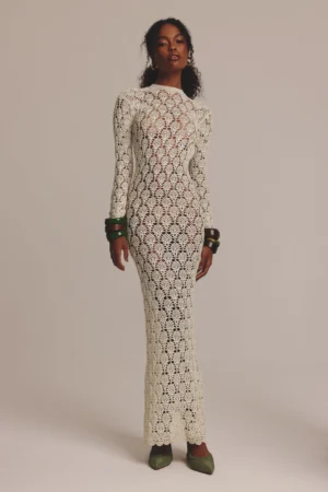 VESTIDO LONGO PÉROLA OFF WHITE