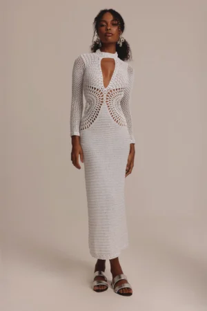 VESTIDO LONGO TURMALINA BRANCO